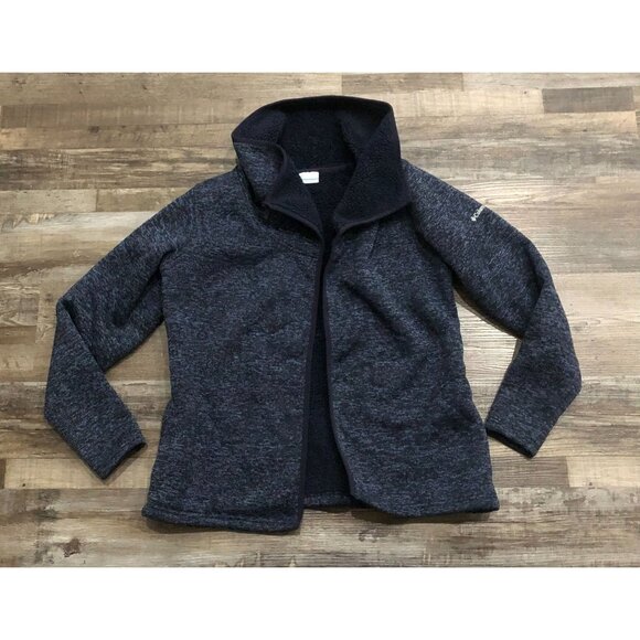 Columbia Womens Medium Navy Blue Open Front Jacket - Picture 1 of 5